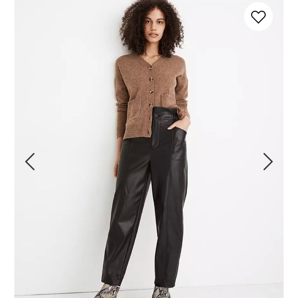 Madewell Pants - Vegan Leather Paper Bag Pants